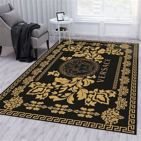 versace rug black and gold|versace rugs carpets.